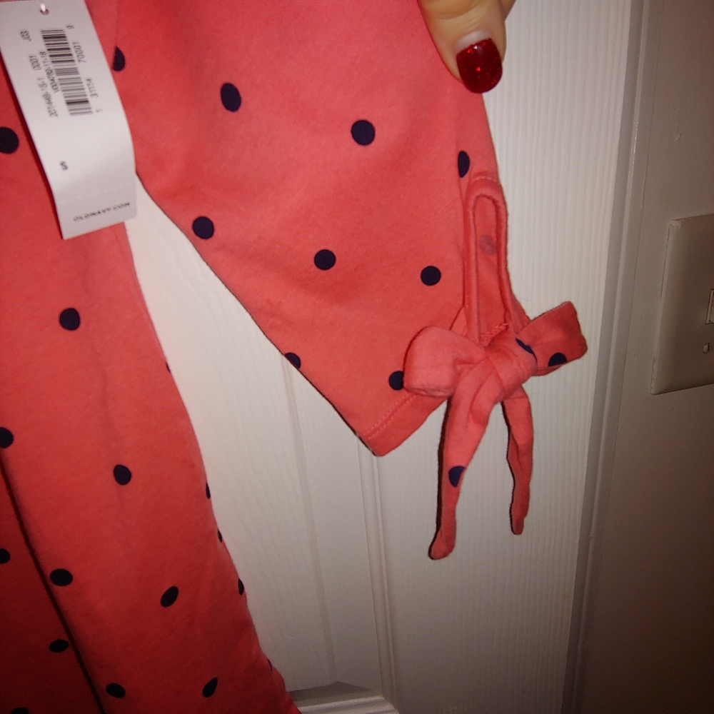 NWT Polka Dot three quarter sleeve top - Picture 5 of 6
